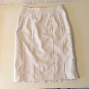 H&M beige pencil skirt